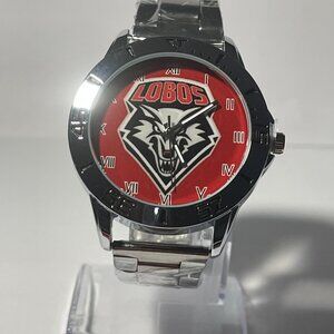 New Mexico Lobos NCAA Stainless-Steel Watch NEW